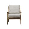 Damaris Mid-Century Modern Armchair - Natural Linen Damaris Mid-Century Modern Armchair - Natural Linen