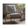 Damaris Mid-Century Modern Armchair - Natural Linen Damaris Mid-Century Modern Armchair - Natural Linen