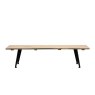 Vigo Acacia Modern Industrial Outdoor Dining Bench Vigo Acacia Modern Industrial Outdoor Dining Bench