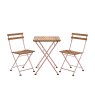 Breda Rose Folding Bistro Set Outdoor Breda Rose Folding Bistro Set Outdoor