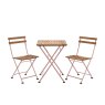 Breda Rose Folding Bistro Set Outdoor Breda Rose Folding Bistro Set Outdoor