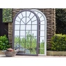 Orlanda Brown Rustic Garden Window Mirror