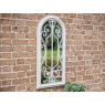 Roni White Arch Outdoor Mirror Roni White Arch Outdoor Mirror