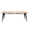 Vigo Natural Modern Industrial Outdoor Dining Table Vigo Natural Modern Industrial Outdoor Dining Table