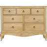 Lorient 7 Drawer Low Wide Chest Lorient 7 Drawer Low Wide Chest