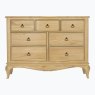 Lorient 7 Drawer Low Wide Chest Lorient 7 Drawer Low Wide Chest