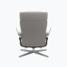 Stressless Erik Large Recliner Chair & Stool with Cross Base Stressless Erik Large Recliner Chair & Stool with Cross Base