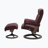 Stressless Erik Large Recliner Chair & Stool with Signature Base Stressless Erik Large Recliner Chair & Stool with Signature Base