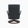 Stressless Erik Medium Recliner Chair & Stool with Signature Base Stressless Erik Medium Recliner Chair & Stool with Signature Base